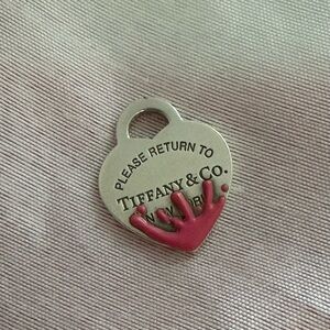 Tiffany & Co. Silver Heart Tag Pendant